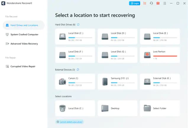 شراء حساب و اشتراك Wondershare Data Recovery